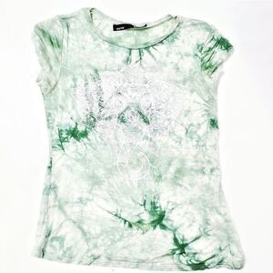 Rebel Sugar Tie Dye Elephant T Shirt XS